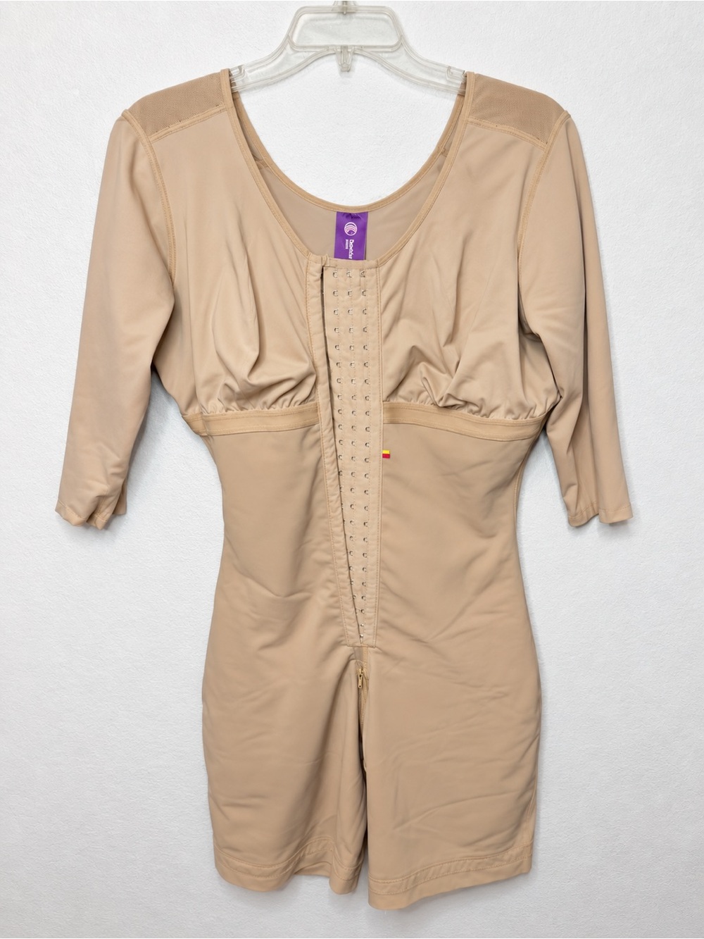 Snatched Body 3XL Full Body Shapewear Faja Beige Compression Bodysuit
